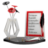 BL DIF + ROUGE BR. FLEURS NOIR ET ROUGE