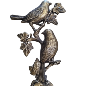 2 OISEAUX SUR UNE BRANCHE  18 x 3 cm