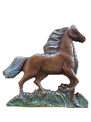 CHEVAL COULEUR  13 x 13 cm