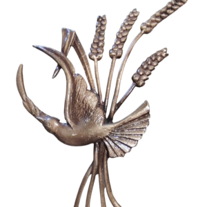 OISEAU + BLES  18 x 24 cm