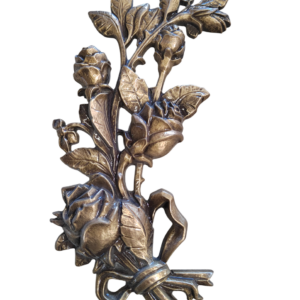 GERBE DE 3 ROSES  25 x 12 cm