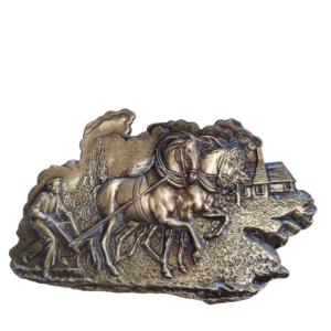 LABOURS AVEC CHEVAUX  9 x 13.5 cm