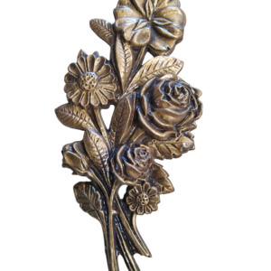 PALMETTE 5 FLEURS  13 x 6 cm