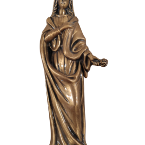 VIERGE + ROSE A LA MAIN  32 x 7 cm
