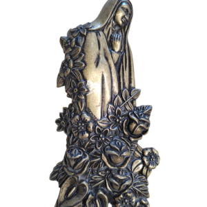 VIERGE + ROSES  19 x 8 cm