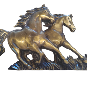 2 CHEVAUX  25 x 15 cm