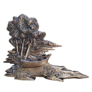 ARBRE + BARQUE  12.5 x 16 cm