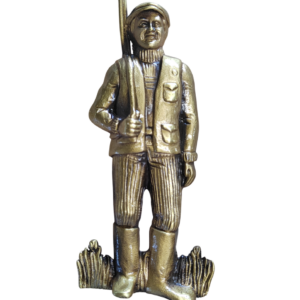 CHASSEUR FUSIL SUR LE DOS  21.5 x 9 cm
