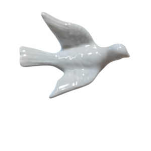 COLOMBE PORCELAINE  8 x 6 cm