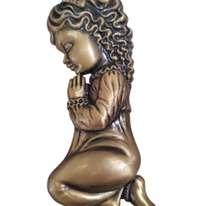 PETITE FILLE AGENOUILLE  15 x 7 cm