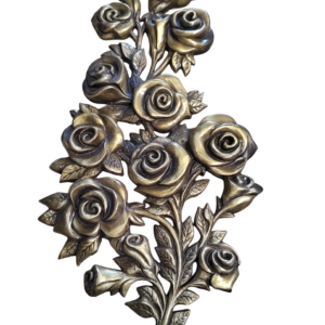 GERBE DE 10 ROSES  39 x 22 cm