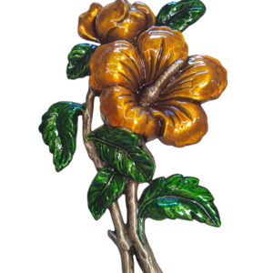 HIBISCUS COULEUR  16 x 10 cm