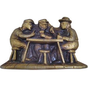 JOUEURS DE CARTES  16 x 10 cm