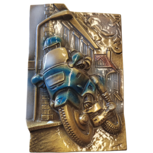 MOTO COULEUR  13 x 9 cm