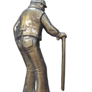 HOMME DE DOS + CANNE  20 x 7 cm