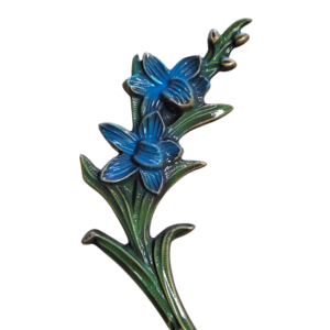 ORCHIDEES BLEUES  13.5 x 5.5 cm