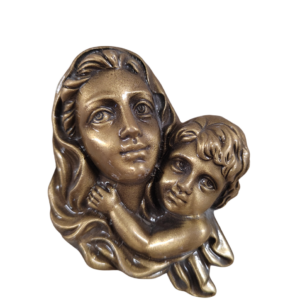 VIERGE A L'ENFANT  10 x 8 cm